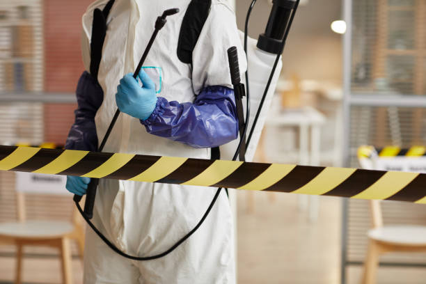 Professional Biohazard Cleanup technician working in Plain City, UT
